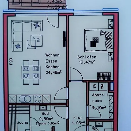 Apartment Quartier Hohe Geest 12 - A43426